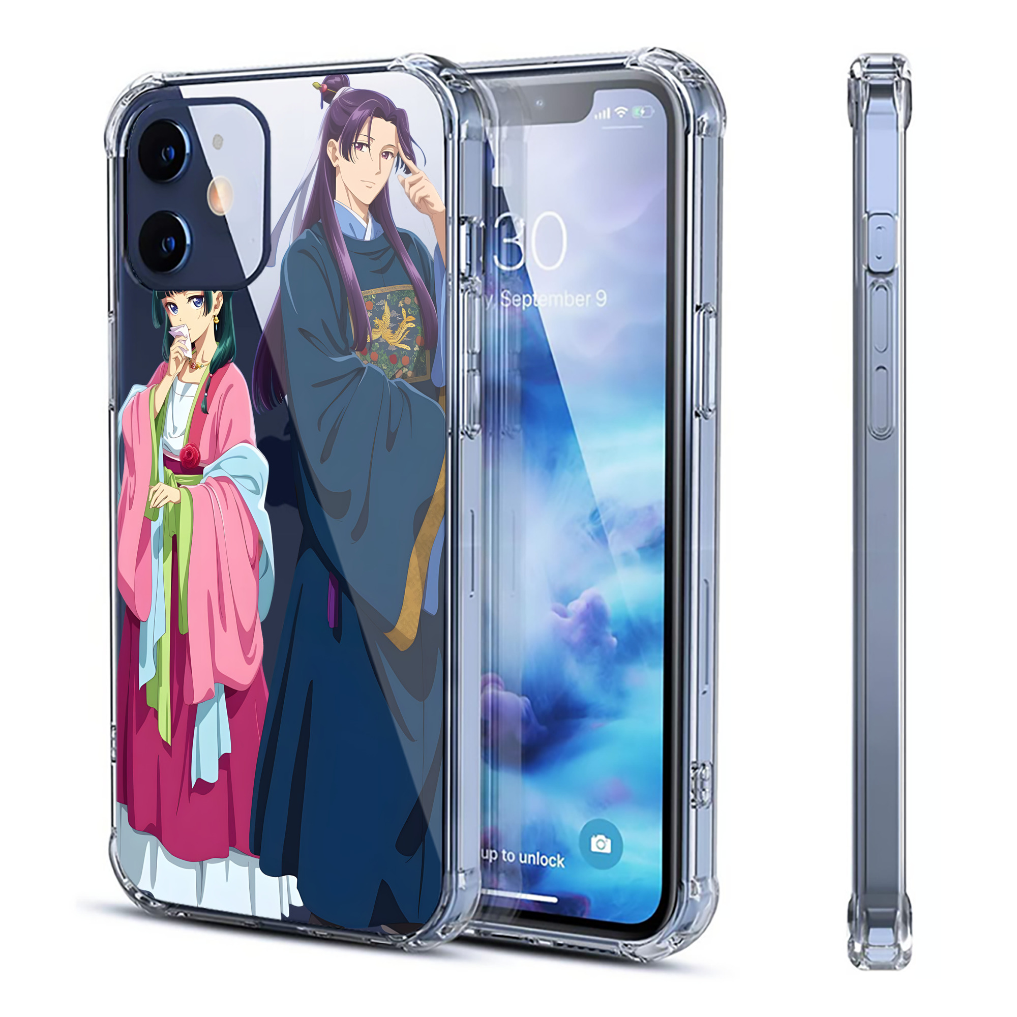 （画像用） 薬屋のひとりごと The Apothecary Diaries 【iPhone 12シリーズ対応】透明スマホケース（クリアソフトケース）